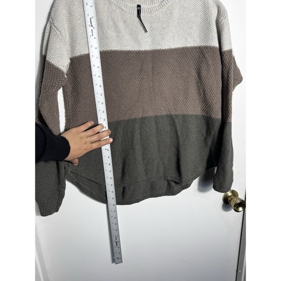 KÜHL Women's XL Colorblock Sweater Merino Wool Blend Crew Neck Pullover - Picture 11 of 12